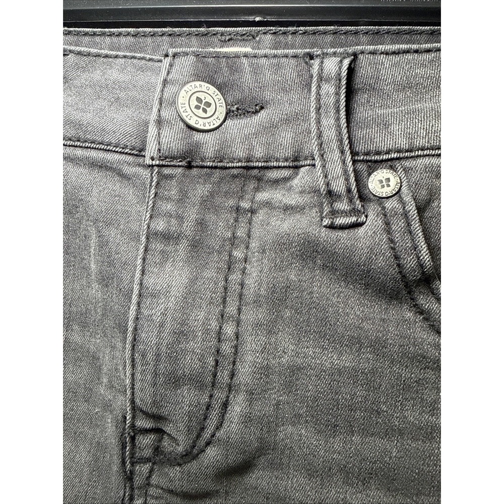 Altar'd State Jean Shorts Black Wash 25/1 - Picture 3 of 7